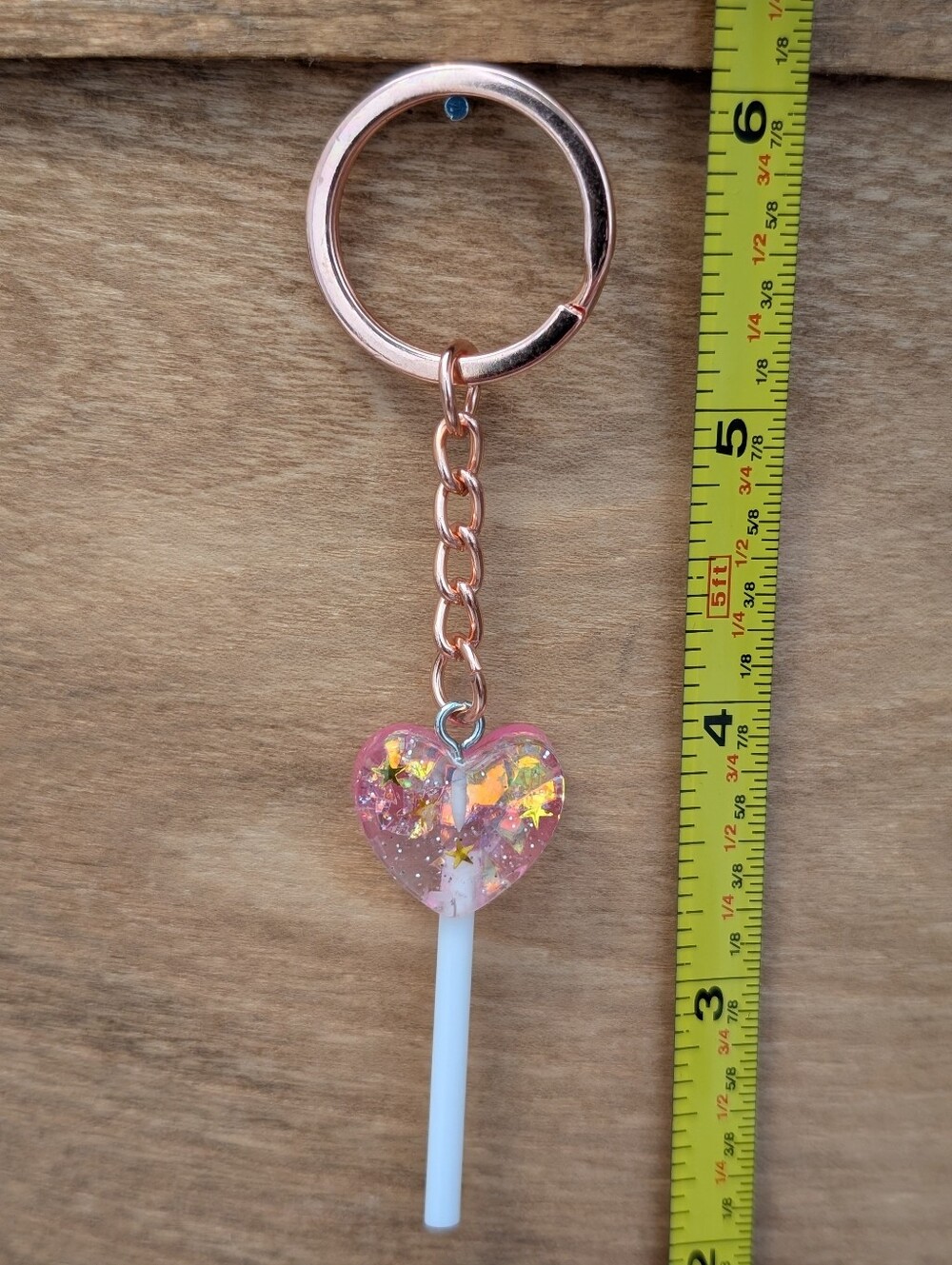 Heart Shaped Lollipop Keychains NEW 🍭